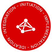 Geometrics Stamp Badge Logo